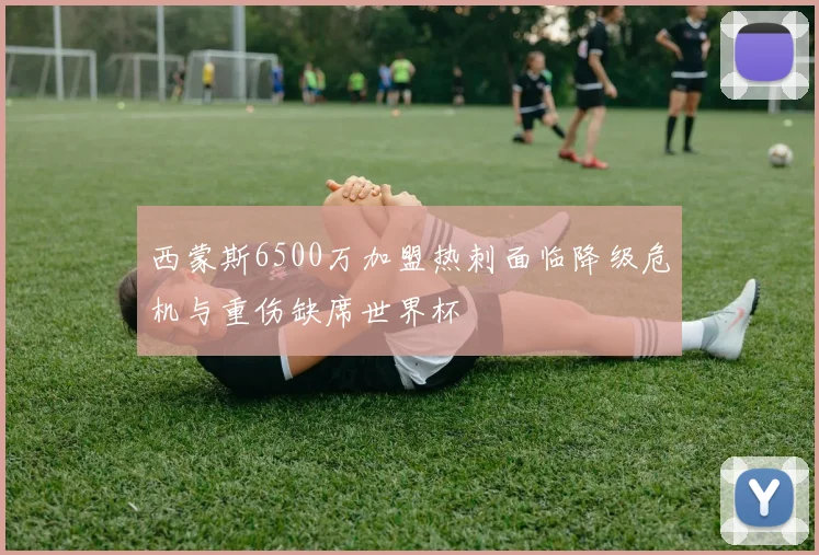 西蒙斯6500万加盟热刺面临降级危机与重伤缺席世界杯